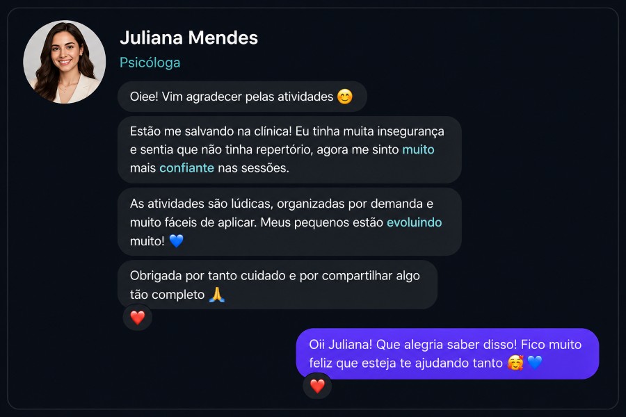 Depoimento de psicóloga